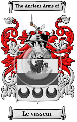 Le vasseur Family Crest/Coat of Arms