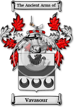 Vavasour Family Crest Download (jpg) Legacy Series - 150 DPI
