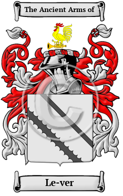 Le-ver Family Crest Download (JPG) Heritage Series - 300 DPI