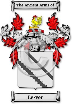 Le-ver Family Crest Download (jpg) Legacy Series - 150 DPI