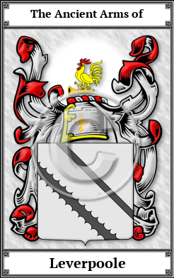 Leverpoole Family Crest Download (JPG)  Book Plated - 150 DPI