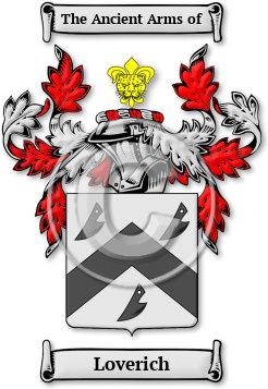 Loverich Family Crest Download (jpg) Legacy Series - 150 DPI