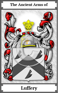 Luffery Family Crest Download (JPG)  Book Plated - 150 DPI