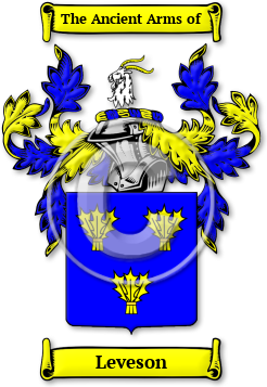 Leveson Family Crest Download (jpg) Legacy Series - 150 DPI