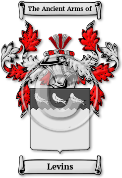 Levins Family Crest Download (jpg) Legacy Series - 150 DPI