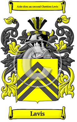 Lavis Family Crest Download (JPG) Heritage Series - 600 DPI