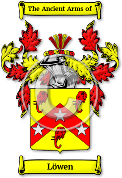 Löwen Family Crest Download (jpg) Legacy Series - 150 DPI