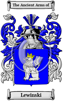 Lewinski Family Crest Download (JPG) Heritage Series - 600 DPI
