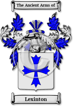 Lexinton Family Crest Download (jpg) Legacy Series - 150 DPI
