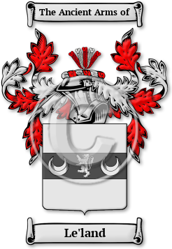 Le'land Family Crest Download (JPG) Legacy Series - 600 DPI