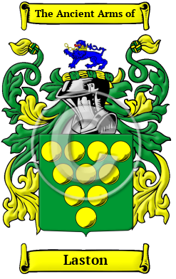 Laston Family Crest Download (JPG) Heritage Series - 600 DPI