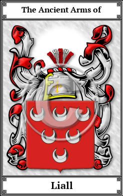 Liall Family Crest Download (JPG)  Book Plated - 150 DPI