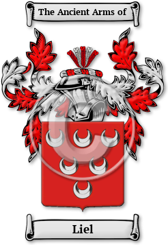 Liel Family Crest Download (JPG) Legacy Series - 600 DPI