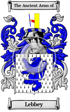 Lebbey Family Crest Download (JPG) Heritage Series - 600 DPI