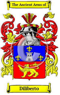 Diliberto Family Crest Download (JPG) Heritage Series - 600 DPI