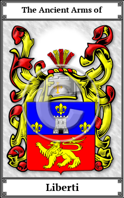 Liberti Family Crest Download (JPG)  Book Plated - 150 DPI