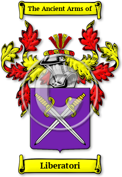 Liberatori Family Crest Download (jpg) Legacy Series - 150 DPI