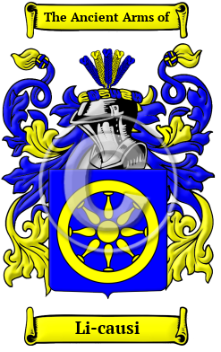 Li-causi Family Crest Download (JPG) Heritage Series - 300 DPI