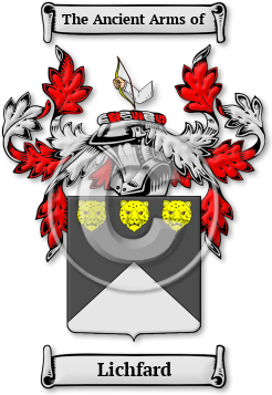 Lichfard Family Crest Download (jpg) Legacy Series - 150 DPI