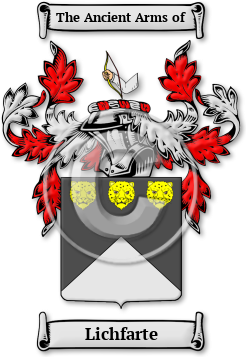 Lichfarte Family Crest Download (jpg) Legacy Series - 150 DPI