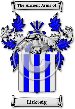 Lickteig Family Crest Download (JPG) Legacy Series - 600 DPI