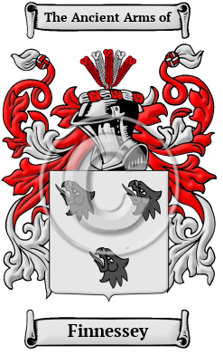 Finnessey Family Crest Download (JPG) Heritage Series - 600 DPI