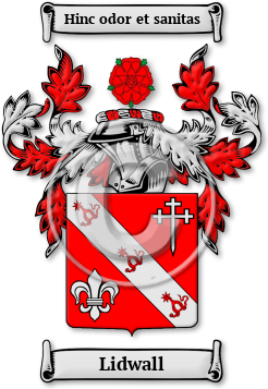 Lidwall Family Crest Download (jpg) Legacy Series - 150 DPI