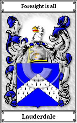 Lauderdale Family Crest Download (JPG)  Book Plated - 150 DPI