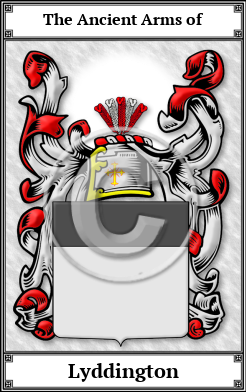 Lyddington Family Crest Download (JPG)  Book Plated - 150 DPI