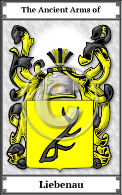 Liebenau Family Crest Download (JPG) Book Plated - 600 DPI