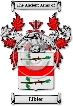 Libier Family Crest Download (jpg) Legacy Series - 150 DPI
