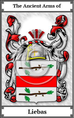 Liebas Family Crest Download (JPG)  Book Plated - 150 DPI