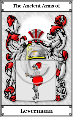 Levermann Family Crest Download (JPG)  Book Plated - 150 DPI