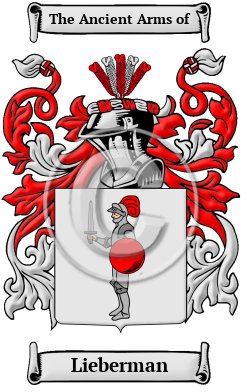 Lieberman Family Crest Download (JPG) Heritage Series - 600 DPI