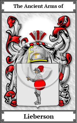 Lieberson Family Crest Download (JPG)  Book Plated - 150 DPI