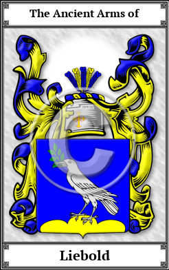 Liebold Family Crest Download (JPG)  Book Plated - 150 DPI