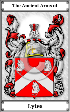 Lytes Family Crest Download (JPG)  Book Plated - 150 DPI