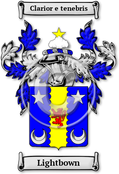 Lightbown Family Crest Download (jpg) Legacy Series - 150 DPI
