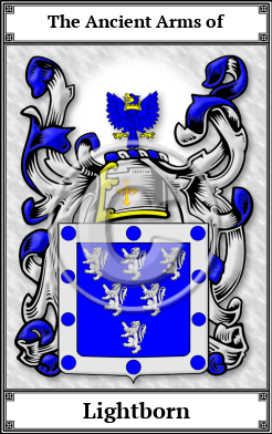 Lightborn Family Crest Download (JPG)  Book Plated - 150 DPI