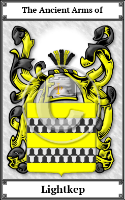 Lightkep Family Crest Download (JPG)  Book Plated - 150 DPI