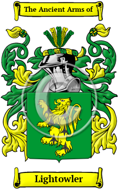 Lightowler Family Crest/Coat of Arms