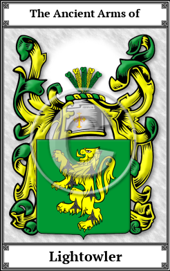 Lightowler Family Crest Download (JPG)  Book Plated - 150 DPI