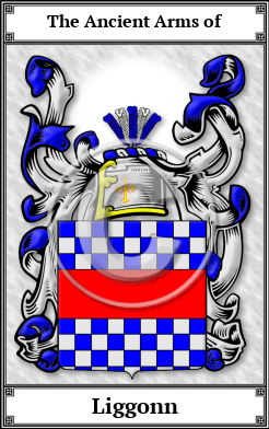 Liggonn Family Crest Download (JPG) Book Plated - 600 DPI