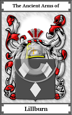 Lillburn Family Crest Download (JPG)  Book Plated - 150 DPI
