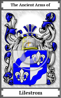 Lilestrom Family Crest Download (JPG)  Book Plated - 150 DPI