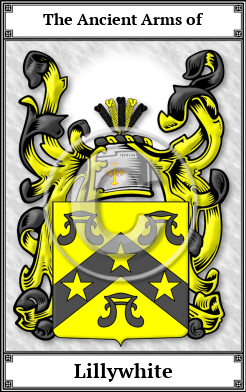 Lillywhite Family Crest Download (JPG) Book Plated - 600 DPI