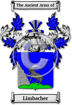 Limbacher Family Crest Download (jpg) Legacy Series - 150 DPI
