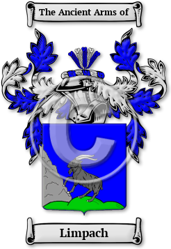 Limpach Family Crest Download (jpg) Legacy Series - 150 DPI