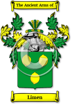 Limen Family Crest Download (jpg) Legacy Series - 150 DPI