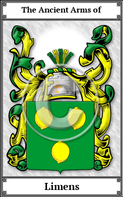 Limens Family Crest Download (JPG)  Book Plated - 150 DPI